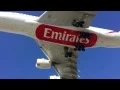 LAX A380 Heavies Aria - Slow Motion Airplane Landings