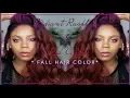 RADIANT RASPBERRY RED COPPER FALL HAIR COLOR