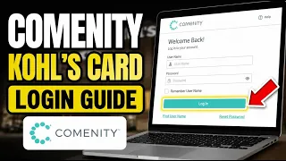 How to login to Comenity for Kohl s card - Step By Step