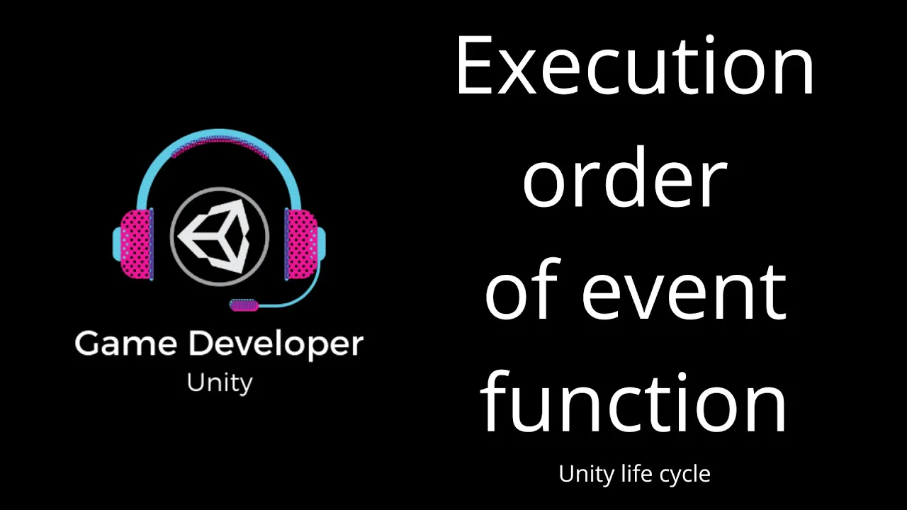 Unity Lifecycle Events : Execution Order of Event Functions || Learn Unity || Game Developer Unity