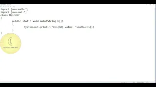 Java Math cos CodeLearning
