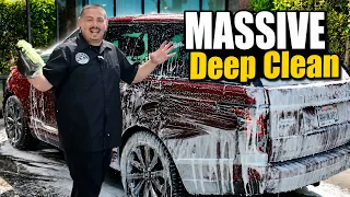 How to Wash a Neglected Range Rover | Wheels, Foam & Dry