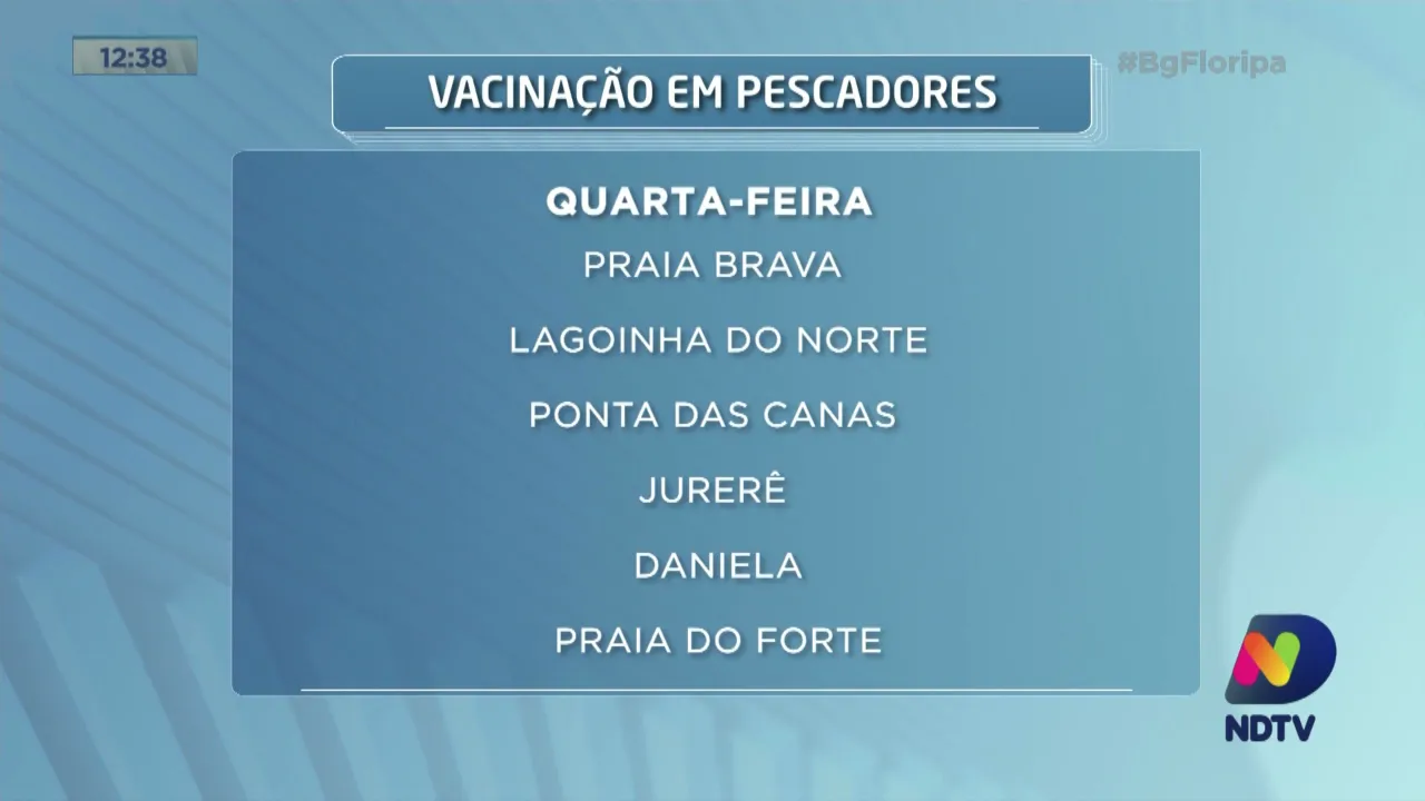 Pescadores de Florianópolis envolvidos em pesca da tainha estão sendo imunizados contra a gripe