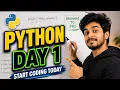 Python Tutorial for Beginners in Telugu Day 1