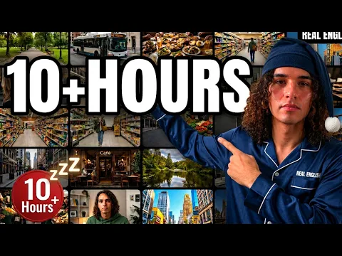 Aprenda inglês While You Sleep 💤 | 10+ Hours of Slow Listening em inglês