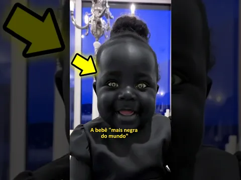 Bebe MAIS NEGRA DO MUNDO, foi assim que ela foi chamada, e 20 anos ...