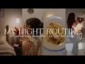 REALISTIC MOM NIGHT ROUTINE baby bedtime schedule easy dinner recipe self care night more