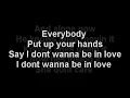 Good Charlotte - I Don't Wanna Be In Love [with lyrics]