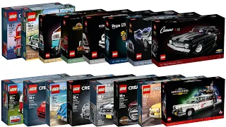 All LEGO Creator Expert / Icons Vehicle sets 2011 - 2022 Compilation/Collection Speed Build