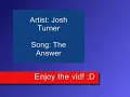 Josh Turner: The Answer Lyrics