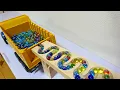 Download Lagu Marble Run ☆ HABA Wave Slope Super Long Course \u0026 Dump Truck