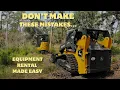 How We Run Our Equipment Rental Business - Compact Construction Rentals