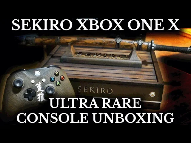 Sekiro Limited Edition Xbox One X Console - Unboxing and Overview - Ultra Rare Xbox Console
