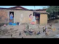 Arriving at a very simple family home in the interior of Paraíba in the late afternoon 🙏