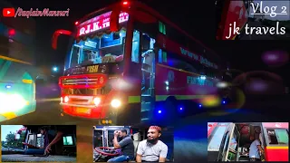 jk travels flying fish luxury bus way to gujarat night morning vlog 2 end 2020