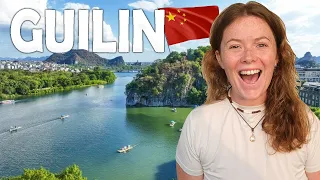 第一次来到中国桂林这座美丽的风景城市