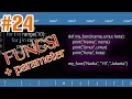 Part 24 Fungsi Parameter Belajar Python di Hp Android