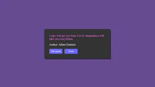 Random Quote Generator - React
