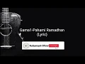 Lagu Gama1-Pahami Ramadhan  (Lyric)