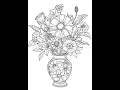 Patterned Vase Coloring Pages