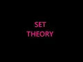 Set Theory Union Intersection and Complement