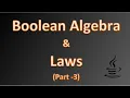 Chapter-2 Boolean Algebra for class 12th ISC part-3