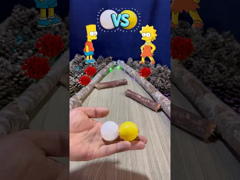 Who will win?! Lisa and Bart Simpson #simpsons #thesimpsons