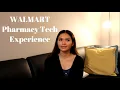 my experience working as a pharmacy technician at walmart pharmacy Julie Trang Truong