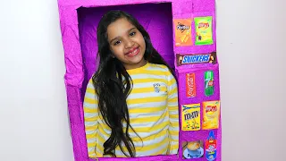 شفا تبيع في ماكينة  الحلوى و الشيبس     دندنها