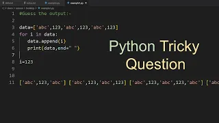 Python Interview Questions and Answers Guess The Output Python Tricky Questions