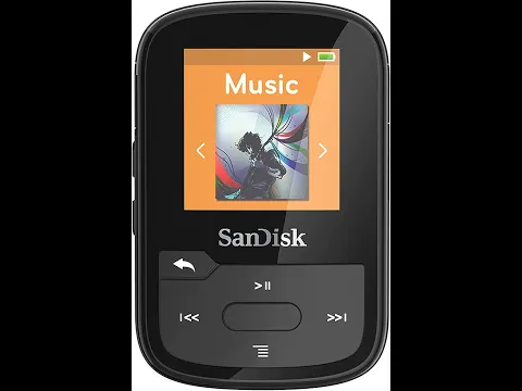 Download MP3 Amazon SanDisk 16GB Clip Sport Plus MP3 Player Black   Bluetooth LCD Screen FM Radio
