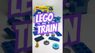 LEGO Speed Build - Blue Train (LEGO CLASSIC BLUE CREATIVITY BOX 10706) #Shorts