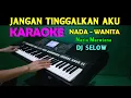 Download Lagu JANGAN TINGGALKAN AKU - Nazia Marwiana | KARAOKE Nada Wanita || DJ Selow Full Bass
