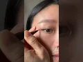 Winged eyeliner for Asian eyes