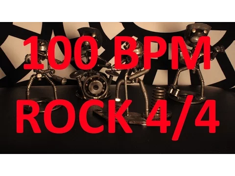 Download MP3 100 BPM - ROCK - 4/4 Drum Track - Metronome - Drum Beat