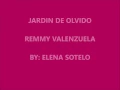Jardín de olvido - letra - REMMY VALENZUELA