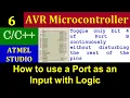 Toggle Pin of Port B with Delay Bitwise Programming in C AVR Microcontroller Programming