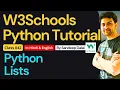 W3Schools W3Schools Python W3Schools Python Tutorial Class 042 Python Lists