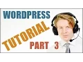 Wordpress tutorial for beginners 2016 Part 3 - Add site title tagline and logo