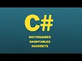 C Dictionaries Hashtables Hashsets