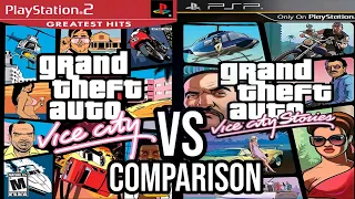 gta vice city ps2 vs psp