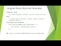 Angular Route Optional Parameter