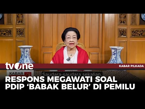 Megawati Menanggapi Kekalahan Sejumlah Paslon di 'Kandang Banteng'