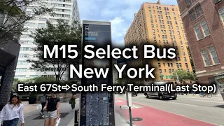 M15 Select Bus Service New York - 2026