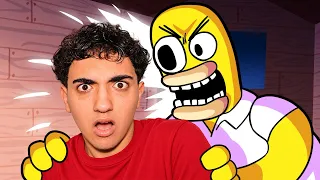 Escaping EVIL HOMER in ROBLOX…