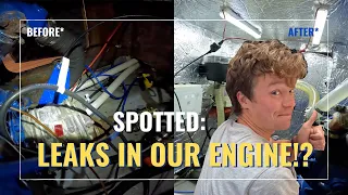 E04 SAILBOAT engine insulation, NEW coolant pump Perkins M50 (Volvo MD22L)