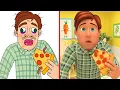 Johny Johny Yes Papa Parents Version l CoComelon style Funny Drawing Meme