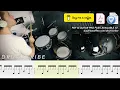 Everlong - Foo Fighters | DRUM SCORE Sheet Music | #46 DRUMSCRIBE