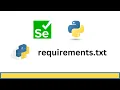 Install Python dependencies from requirements txt