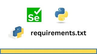 Install Python dependencies from requirements txt